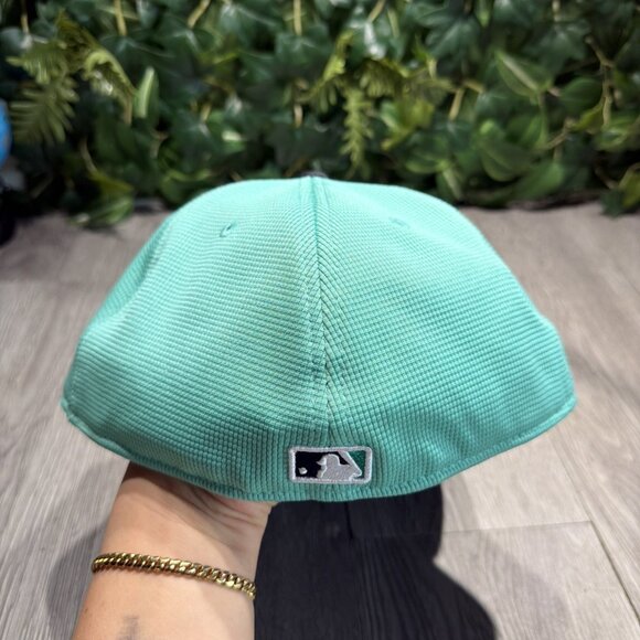 Seattle Mariners New Era 2024 Spring Training 59FIFTY Fitted Hat Aqua Navy 8